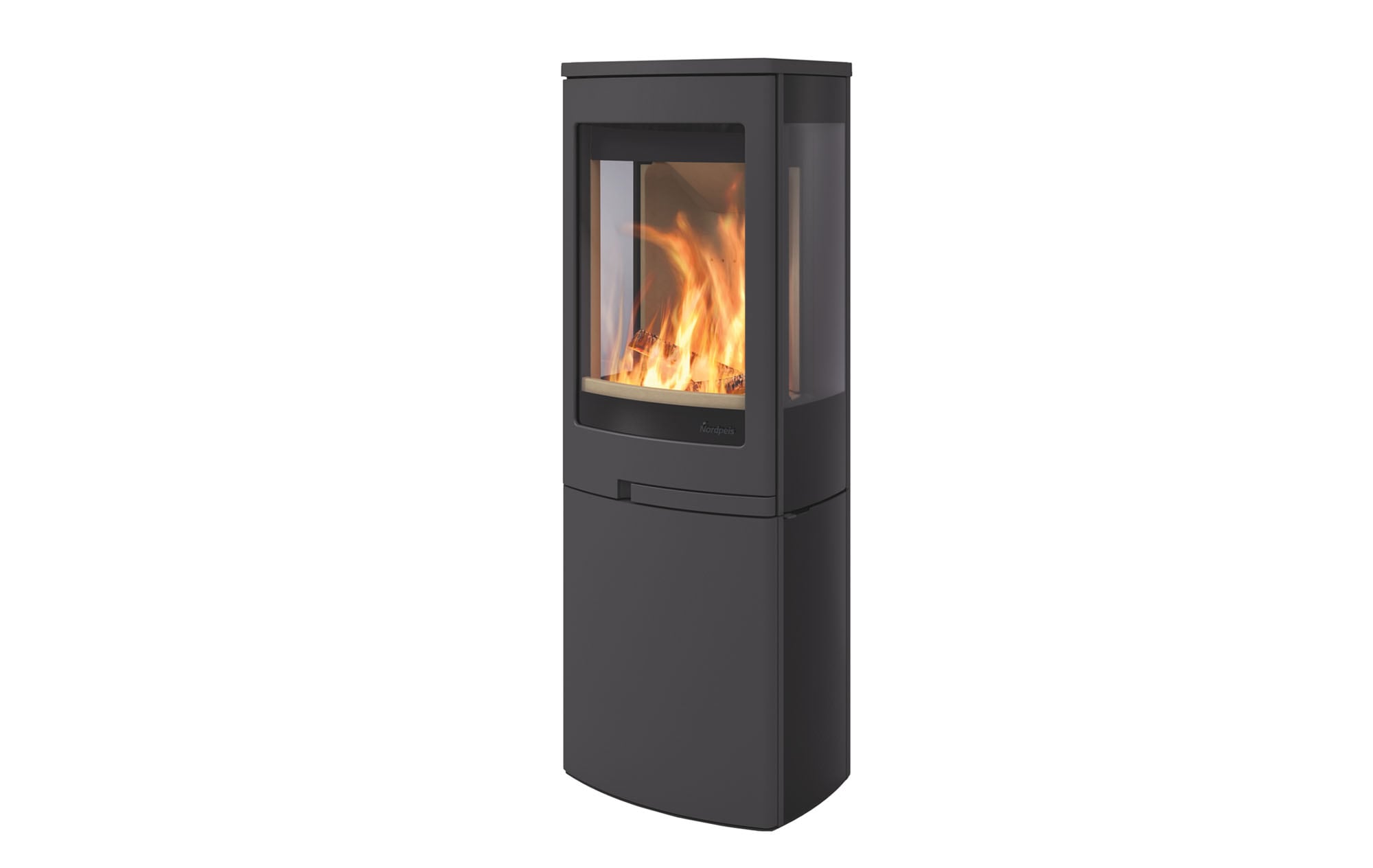 Duo - stove with side windows | Nordpeis