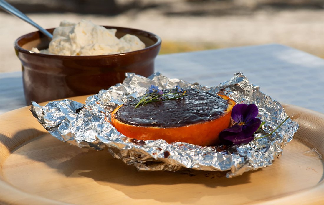 lage dessert på utepeis
