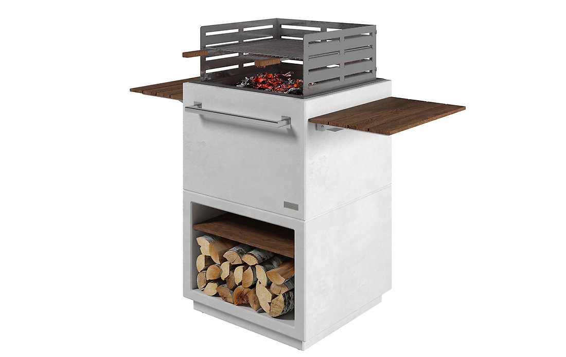 Grillsett til moderne utepeis